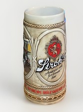 Vintage Stroh's Fire Brewed Ceramic Beer Stein Mug By Ceramarte Brazil #109160 picture