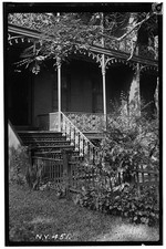 New York NY 116 West Eleventh Street Porch Detail 1936 Historic House picture