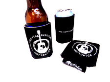 2 Martin Guitars Koozie cup can bottle  holders Keep your beverage cool picture