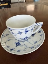 Set of 4 Bing and Grondahl Vintage Never Used Tea Cups and Saucers. picture