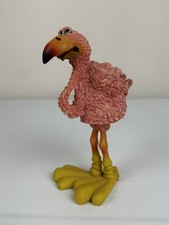 Vintage Douglas the Dodo Bird Figurine Whimsical Pink Textured Resin Bird Art... picture