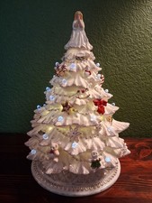 Lenox Bright and Merry Christmas Tree, illuminated work of art, no chips/flaws picture