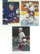 1995-96 SP #163 Chad Kilger RC Signed Hockey Card Winnipeg Jets picture