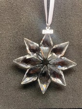 SWAROVSKI 2013 CHRISTMAS ORNAMENT -LARGE---MINT CONDITION --NO BOX -HAS DATE TAG picture