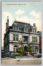 F 516,Governors Mansion Nashville Tennessee, c1908, Unposted, Divided Back picture