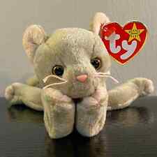 RARE Ty Beanie Baby SCAT 🐈 the cat with tag ERRORS and serious personality🔥 picture