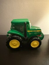 John Deere Kids Johnny Tractor Bank Enesco 1999 #685240 Ceramic Tractor NIB picture