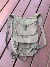 Vintage Pre WW2 era USGI US Army M-1928 Combat Haversack Backpack Field Pack picture
