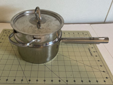 Cooking Club of America Life Member Sauce Pan, Steamer and Lid Set pre owned picture