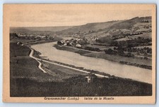 Grevenmacher Luxembourg Postcard Moselle Valley Grevenmacher c1920's Antique picture