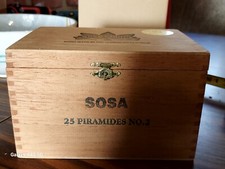 SOSA Cigars Empty Box. 25 Piramides No. 2. Excellent Shape. picture