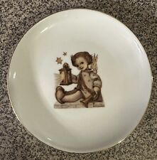Hummel “Guiding Angel” Plate 6.5” Gold Rim picture