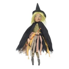Joe Spencer -Halloween Vtg Hortense Witch Doll Gathered Traditions/Gallerie II picture