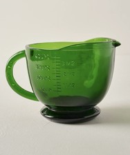 Magnolia Glass 4 Cup Liquid Measuring Cup Handle Spout Markings Joanna Gaines picture