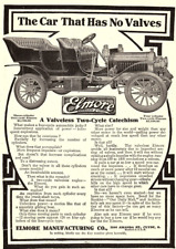 1907 ELMORE AUTOMOBILE VALVELESS TWO-CYCLE FULL PAGE PRINT ADVERTISEMENT Z1824 picture