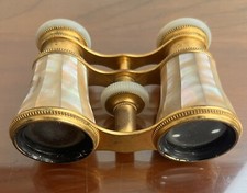 LeMaire FI Paris Vintage Opera Glasses Mother of Pearl 1850--1900 Era picture
