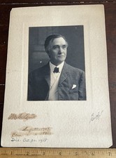 Wm G Lewis 1907 Photo, DOB Aug 31 1836, Signed by Photographer picture