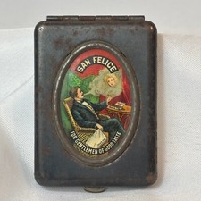 Antique JE Mergott Matchbook Cover San Felice Cigar Advertising Match Safe USA picture