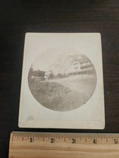 Rare c. 1890 Yosemite Stoneman House Hotel Mounted Photograph picture