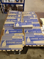 Vintage layena Egg Cartons Purina Egg Box 12 Vintage Egg Crates picture