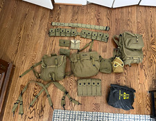 US WW2 Bundle of Reproduction WebGear, JQMD, Amazon, and WhatPriceGlory picture