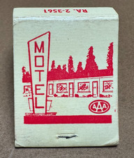 California Motel, Merced CA Hwy 99, 1960's Vintage Matchbook, ROADSIDE USA, AAA picture