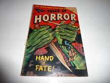 TALES OF HORROR #5 Toby Press Minoan Pubs. 1953 HAND OF FATE PCH GD- 1.8 picture