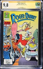 Roger Rabbit #6 CGC SS 9.8 SIGNED Charles Fleischer w/Sketch Disney 1990 Jessica picture