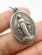 Vintage Miraculous Medal – Our Lady of Grace 1830 –Made in Italy picture