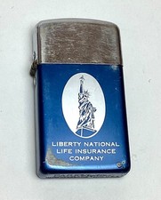 Vintage Blue Park City Lighter Liberty National Life Insurance Co. picture