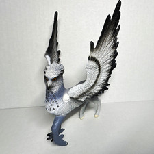Schleich Fantasy Pegasus Winged Horse Figurine Figure Gray/White Gray & Black picture