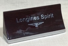 LONGINES SPIRIT Watch Display Official Plaque Chronograph Steel Gold OEM / picture