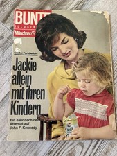 Vintage Bunte Illustrierte Magazine Nov 1964 Jacqueline Jackie Kennedy Cover & A picture