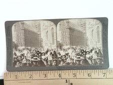 Louvain Belgium Town Hall Stereoview Underwood & Underwood 1905 Curved Mount picture