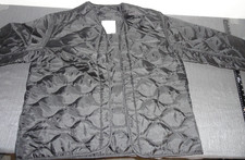 M-65 MILITARY FIELD JACKET COAT LINER QUILTED INSULATED BLACK LARGE picture