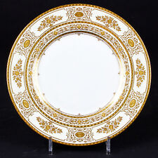 Single Minton Argyle Gold Dinner Plate,  gold encrusted,gilt,gilded, Tiffany picture