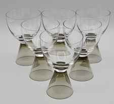 Rosenthal Fortuna Smoke Cordial Port Fruit Cocktail Oyster Glasses Set of 6 picture