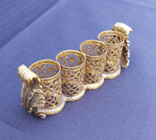 Vintage Filigree 1960's Four Lipstick Holder picture