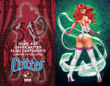 BIG DOG INK CRITTER  CATGIRL VELVET FOX #25 ELIAS CHATZOUDIS  VARIANT COVER picture