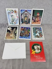 Vintage Lot of 8 The Humane Society USA Season's Greetings Cards with Envelope picture
