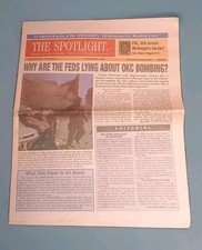 The Spotlight Newspaper Oct. 11, 1999 Updated Reprint All-Oklahoma City Bombing picture