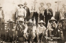 Yaqui Indians of Mexico Texas Border War 1910 Villa RPPC Photo Postcard COPY picture