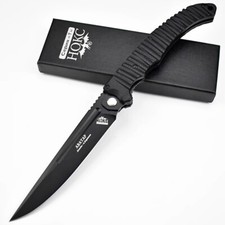 Russian NOKS HOKC Tactical D2 Blade Black Folding Blade Knife Pocket Knife EDC picture