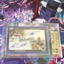 Panini 2024-25 Donruss Soccer Beautiful Game BD-GER Klose/Podolski Auto BGS 9.5 picture