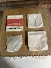 Vintage American Optical Tillyer Industrial Thickness Lenses Clear -1.50 1.9 picture