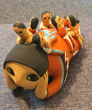 TOYA JEMEZ PUEBLO NATIVE AMERICAN STORYTELLER SCULPTURE BEAUTIFUL RARE PIECE picture