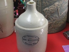RED WING 1GL CROCK JUG WM. STEINMEYER CO. WINE MERCHANTS ADVERTISING picture