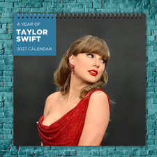 Taylor Swift 2027 Wall Calendar 12 Month Celebrity Photo Fan Collectible picture