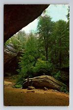 Logan OH-Ohio, Ash Cave in Hocking State Park, Vintage Postcard picture