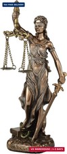 Veronese Design 6 1/2 Themis Greek Goddess of Justice Resin Sculpture Cold Cast picture